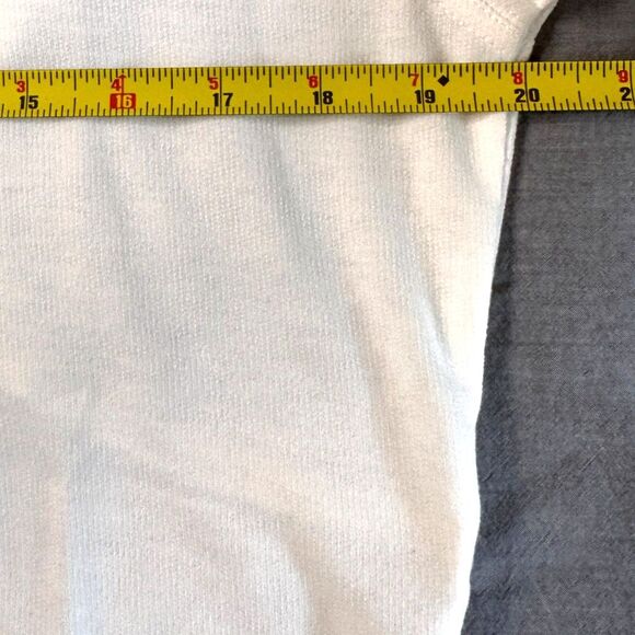 NWT Soybu Unity Pullover, Small, White Crossback Strappy Open Back Long Sleeves - Picture 8 of 12